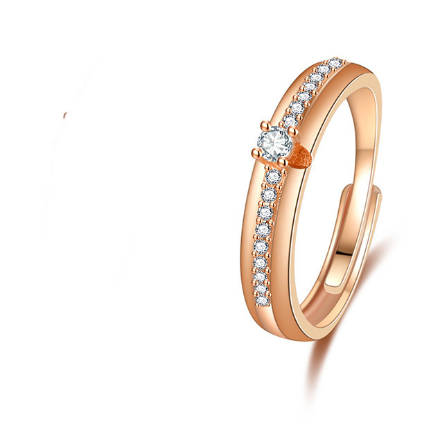Men's And Women's Fashion Simple Couple Rings