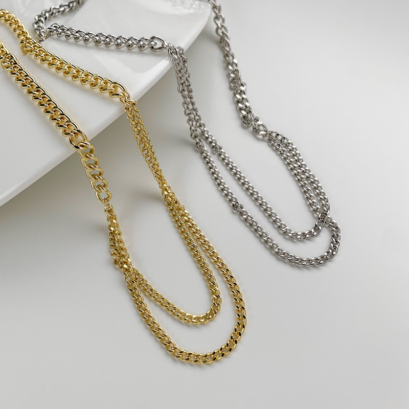 Korean Style Gold-plated Personality Simple Ins Style Chain Retro Temperament Irregular