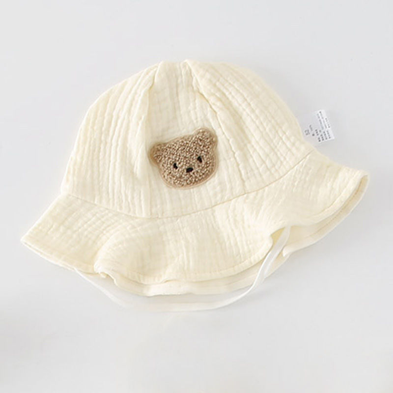 Beige bear hat