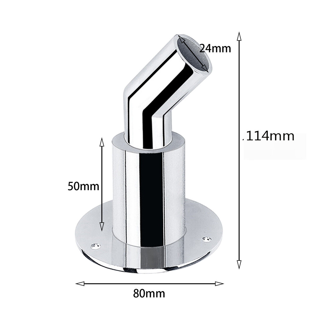24mm Thru Hull Exhaust Skin Fitting-Tube Pipe Air-Diesel Heater For Boat Car — image 11
