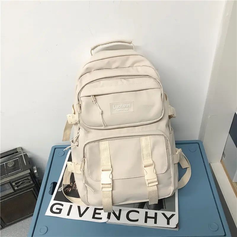 Korean Style Large Capacity All Match High School And College Student Schoolbag