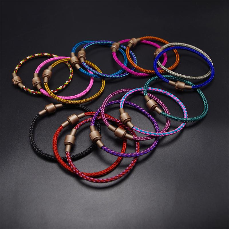 Women's Fashion Simple Stainless Steel Woven Bracelet
