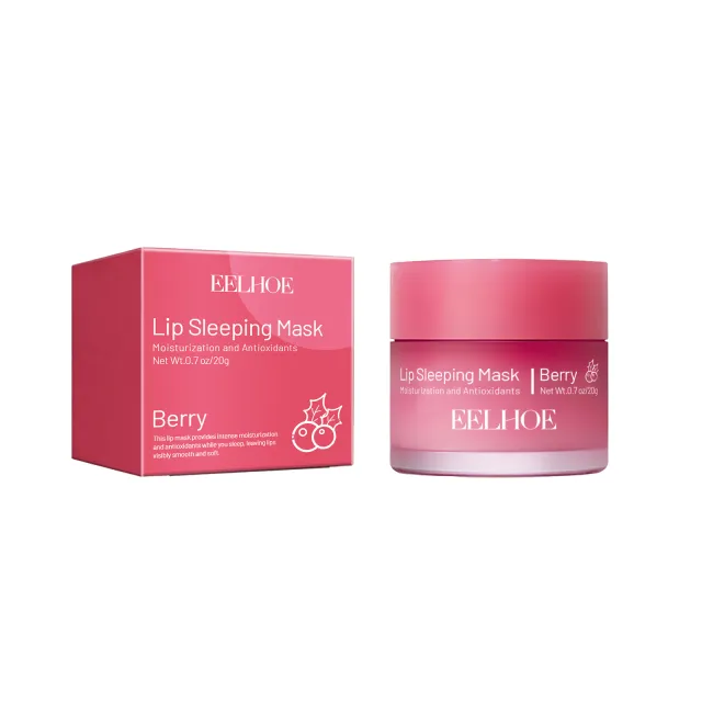 EELHOE Lip Sleeping Mask Moisturizing Hydrating Gentle Exfoliating Dead Skin Plumping Full Smooth Lip Mask 2Pcs - Shop at LoveMi