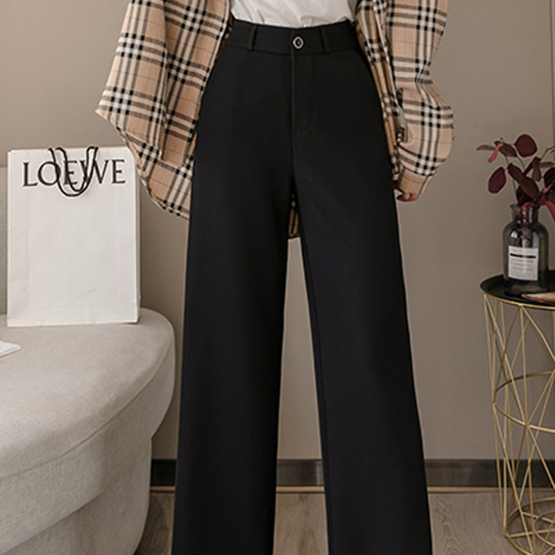 Title 4, Chiffon Wide-leg Suit Trousers Female Drape In ...