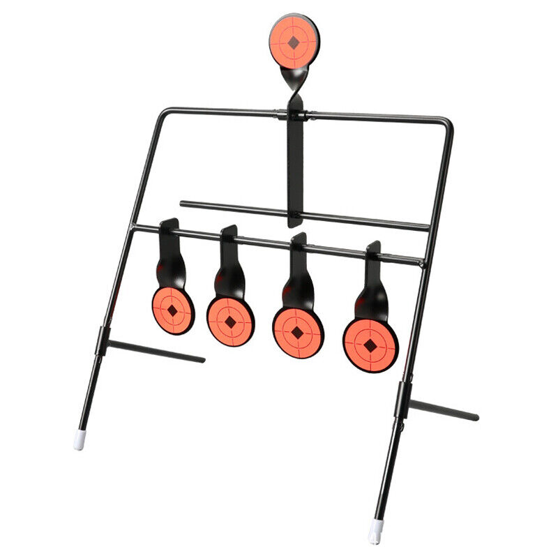 5x Targets Self Resetting Spinning Air Gun Rifle Shooting Metal Swing Target Set — image 4