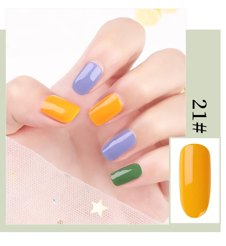 37 Colors of Non Peelable Quick-drying Nail Polish Long