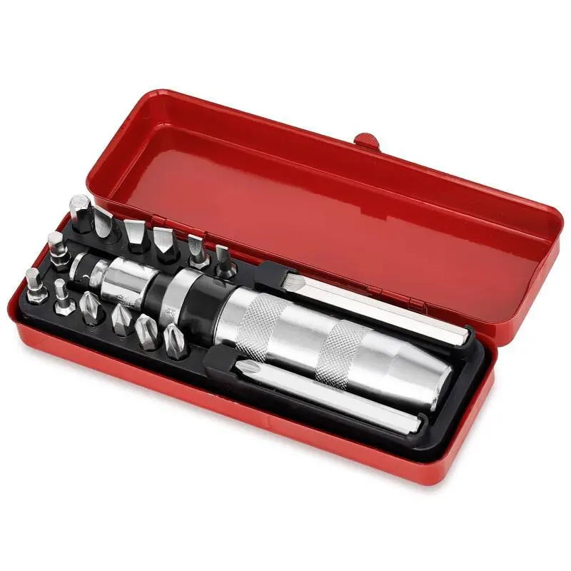 Heavy Duty Impact Screwdriver Set 16-Piece Driver