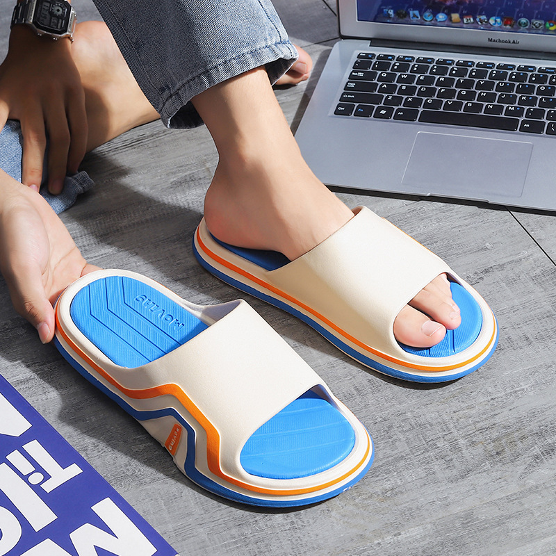 Верхняя одежда, домашняя нескользящая швабра для ванной комнаты для пар, сандалии с толстым дном, внутри ванны