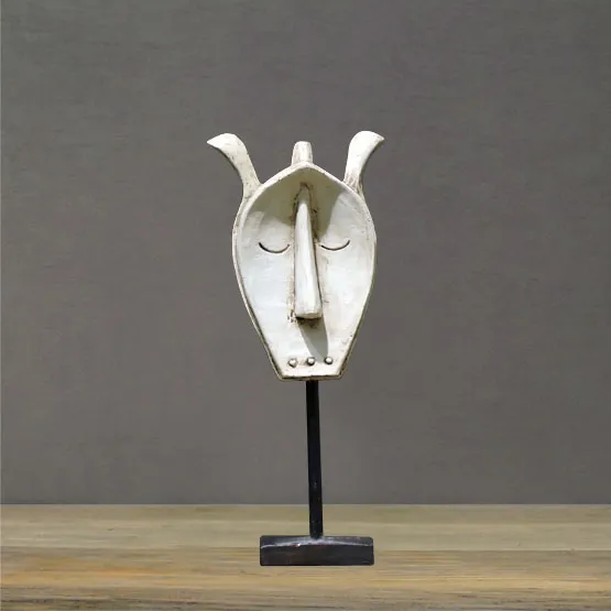 Mask Nordic Clothing Store Soft Decoration Craft Jewelry Resin Decoration