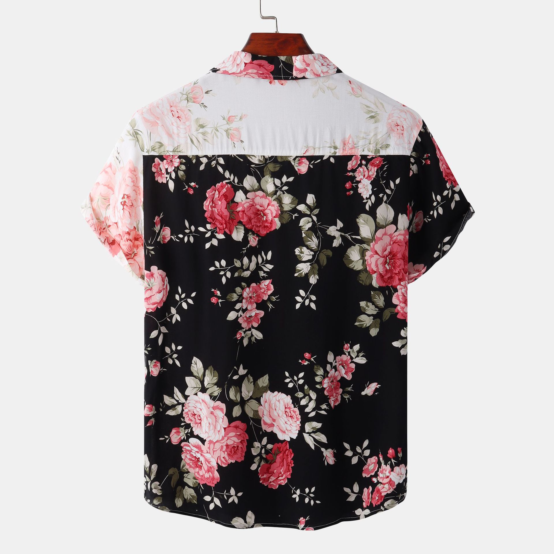 Title 7, Nieuw Hawaiian Style shirt met digitale print, ...