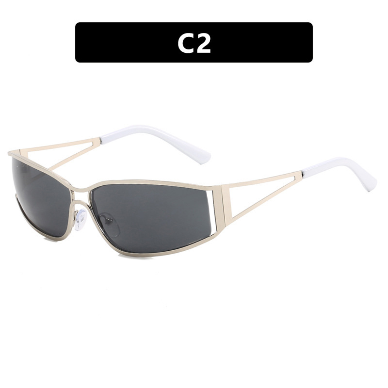 Hollow Modern Metal Women's Fashion Sunglasses