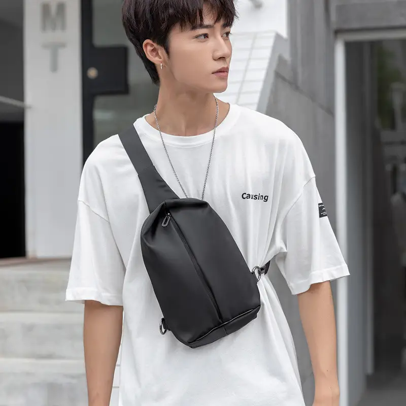 Men's Shoulder Bag Messenger Bag Simple Casual Fashion Brand Small Bag Personalized Small Backpack
