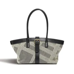Design Underarm Bag Shoulder Tote Large Capacity Tote - Black - View 1