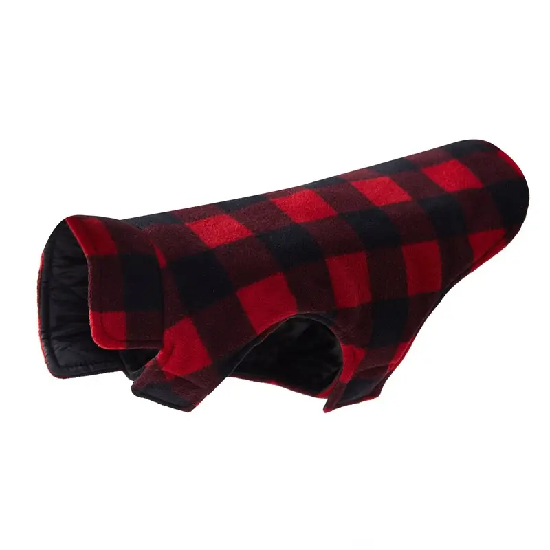 Pet Thick Checks Double-sided Vest Clothes