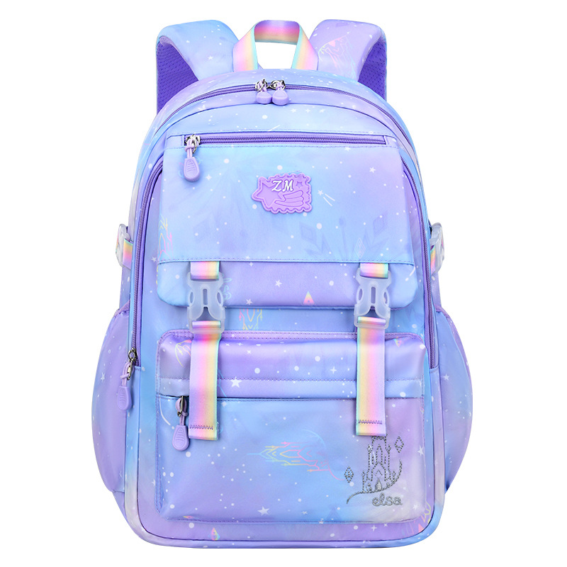 Title 7, Student Schoolbag Lightweight Girl Gradient Bac...