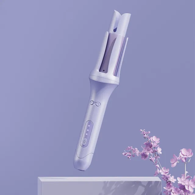 Automatic Curling Iron Negative Ion Household Lazy Hair Tools Blue - Shop at LoveMi