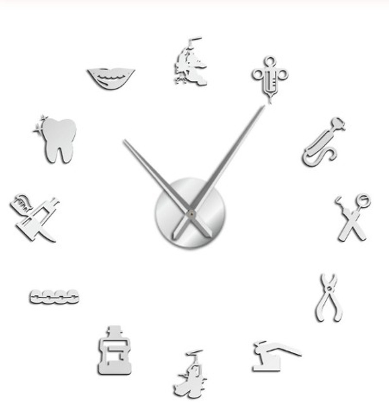 Acrylic Mirror Wall Clock