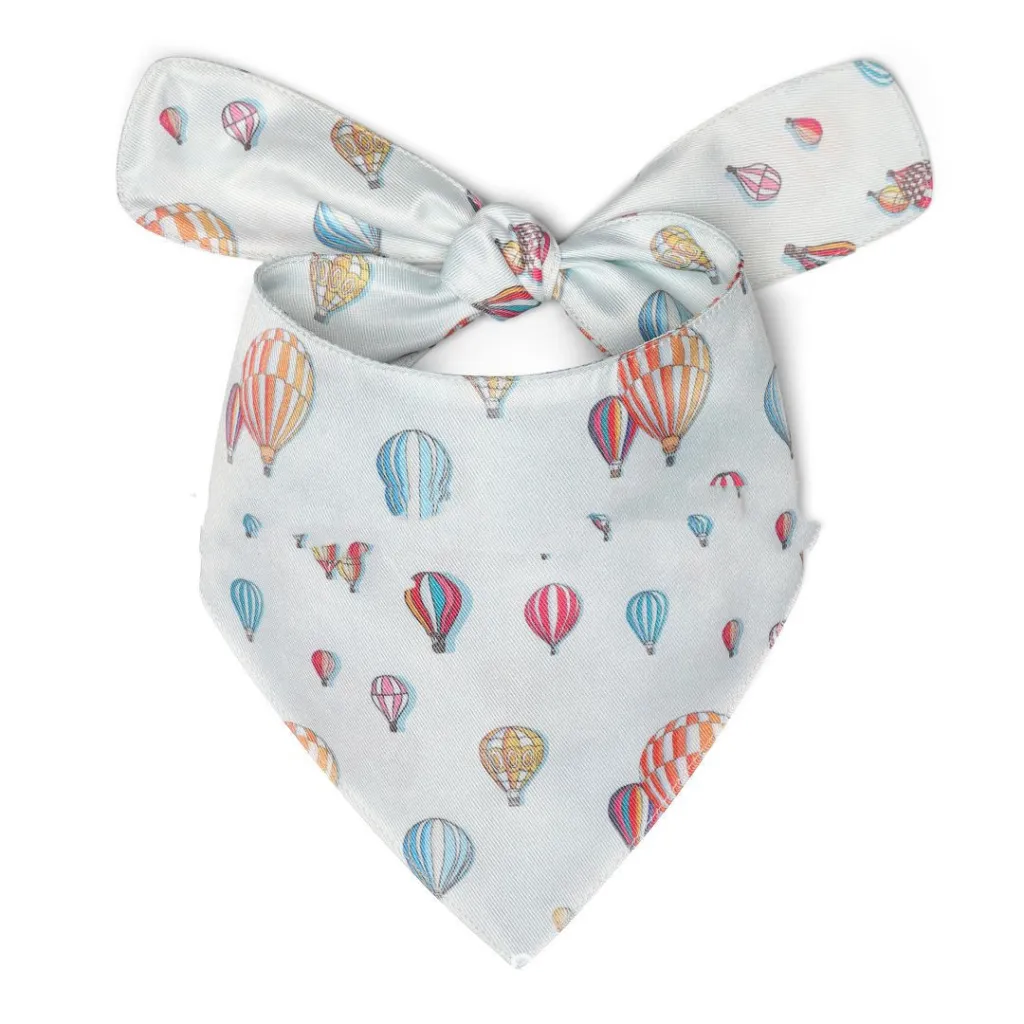 Pet Scarf Summer Pattern Dog Saliva Towel - Hot Air Balloon