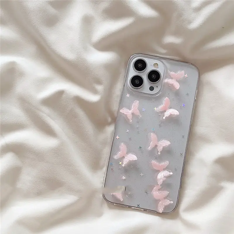 Three-dimensional Butterfly Suitable Phone Case