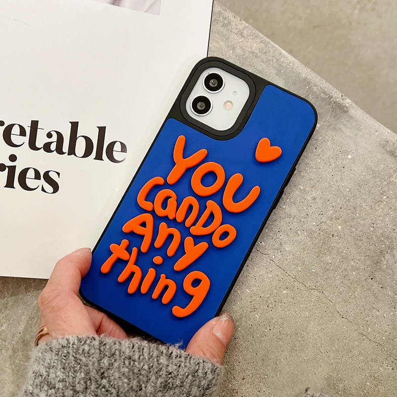Contrasting English Leather Silicone Phone Case - Image 2
