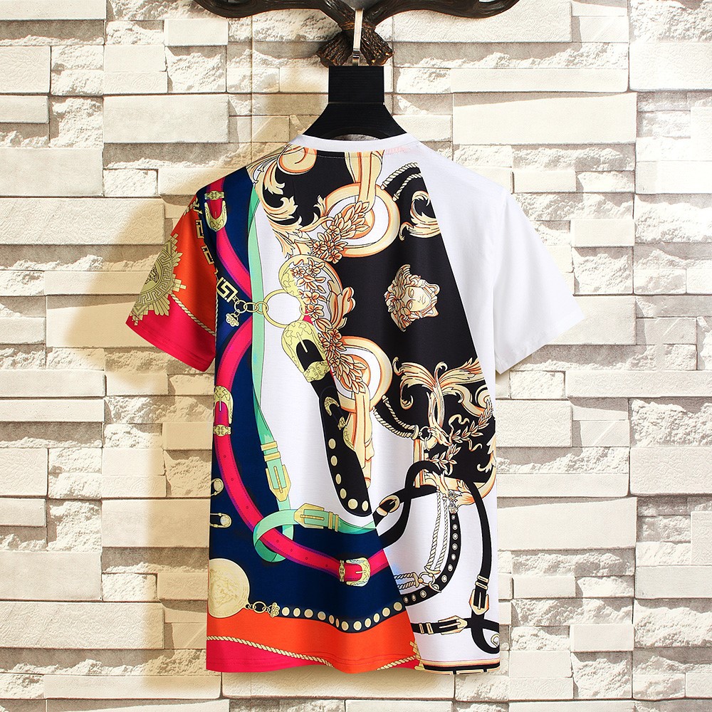 Men's Fashion Casual Print Short-sleeved Top