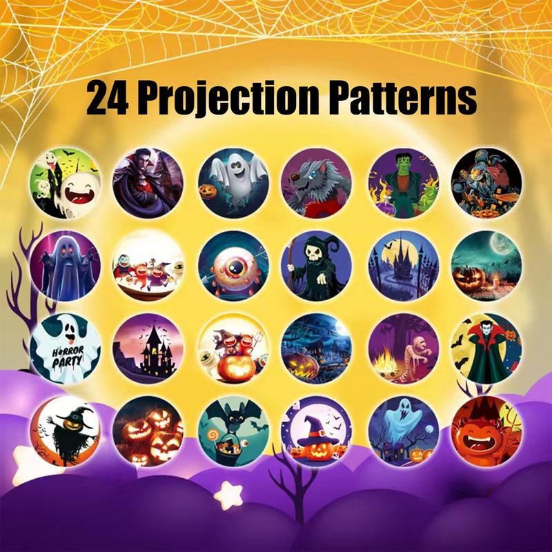 Cross-border Children's Halloween Projection Flashlight Pumpkin Christmas Luminous Projector Holiday Toy Stall Wholesale - Image 6