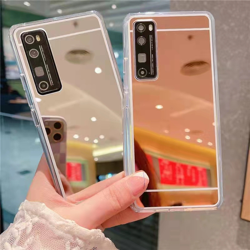 Electroplated Fall Protection Mirror Mobile Phone Case - Image 3