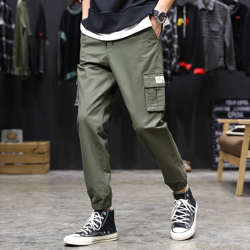 Title 5, Sports All-match Casual Trousers with Waistband...