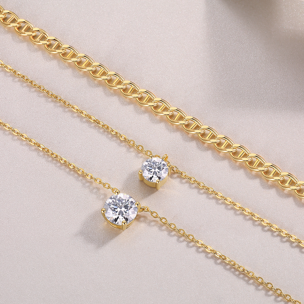 2-carat High-quality Morganite Gemstone-laden Luxurious And Fashionable Minimalist Trend Jewelry Silver Pendant Necklace With Collar Chain, S925 Silver Electroplated With Platinum