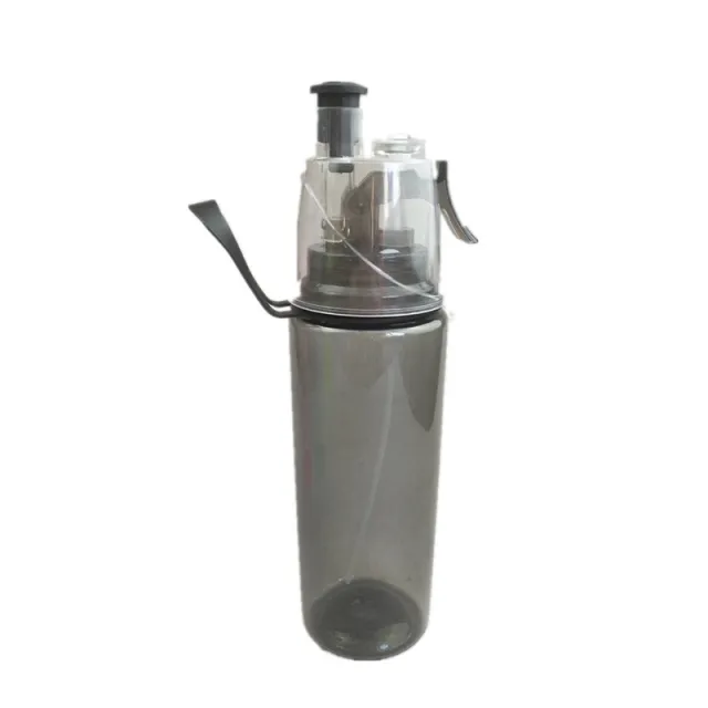 Spray Water Bottle 600ML Sports Cycling Mist Spray Water Bottle Black - Shop at LoveMi