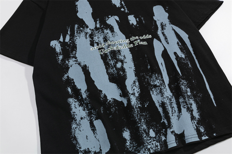 Title 14, Camiseta masculina com estampa abstrata de graf...