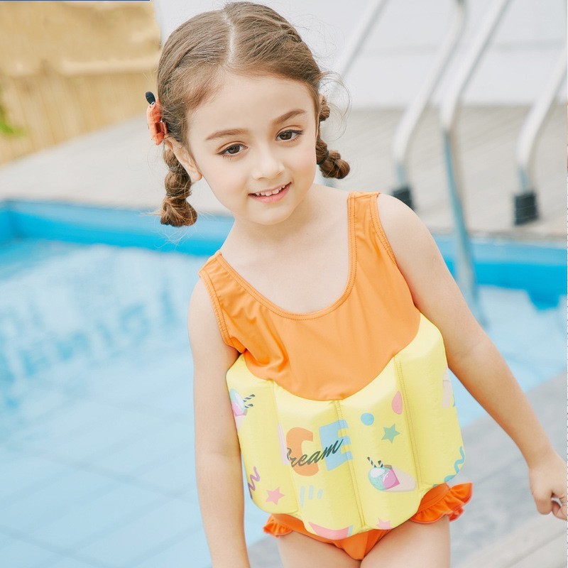 Children's Life Jackets Buoyancy One-piece Swimsuits Baby Girl Life Jackets - Image 1