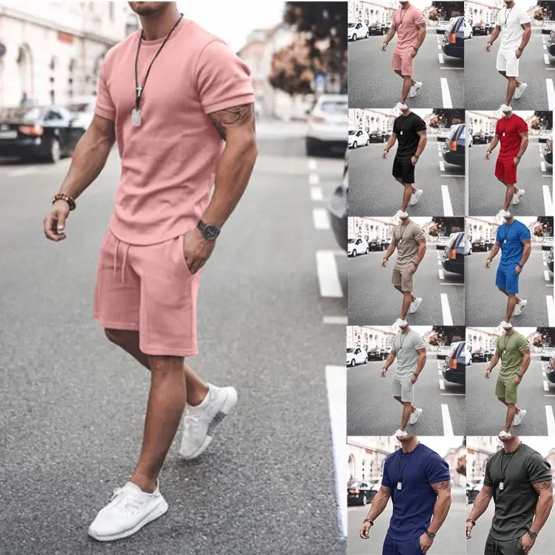 Short Sleeve Shorts Two-Piece Sports and Leisure