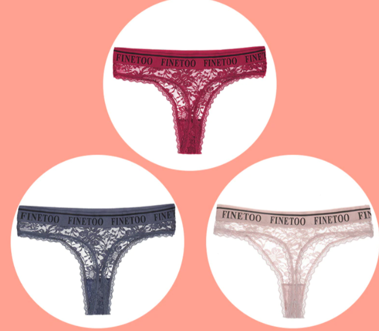 Title 1, String pour femme en dentelle, T-Pants conforta...