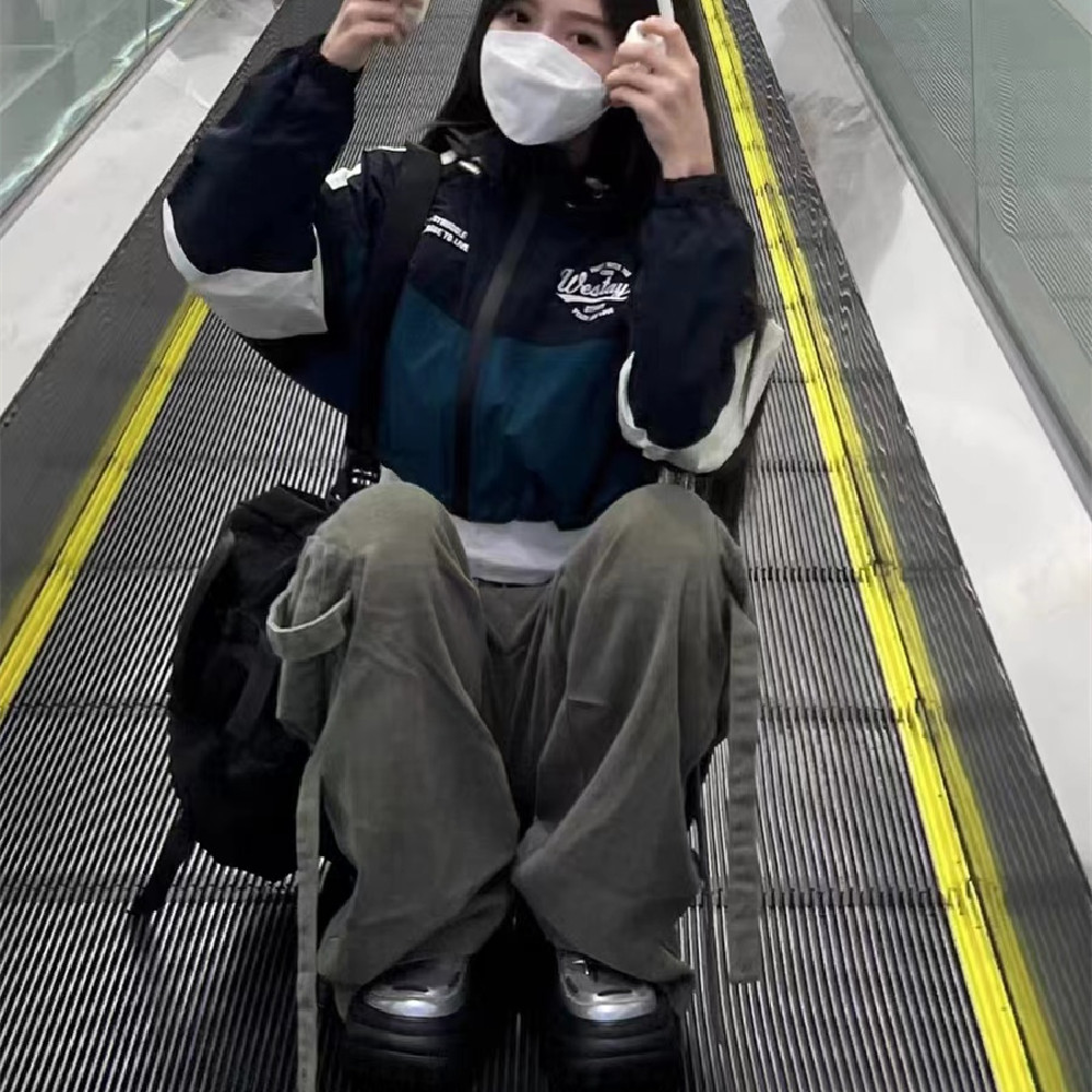 Women's Monogram Embroidered Straight Slacks