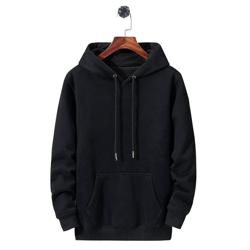 Pure Color Plus Fleece Hooded Sweatshirt