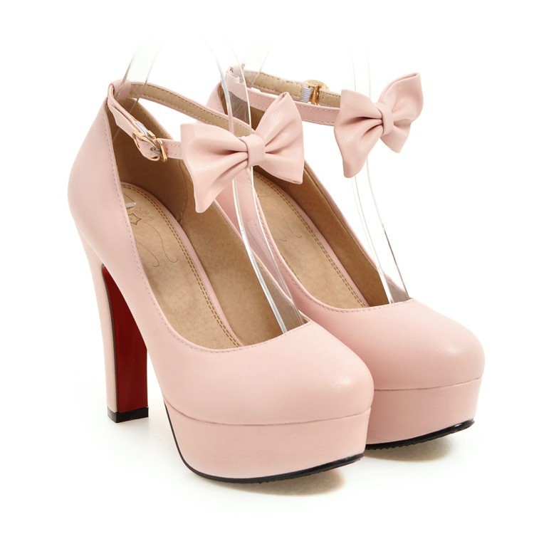 Women's High Heel Chunky Shoes