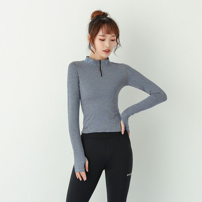 Title 4, Slim Fit Quick Dry Breathable Zipper Running Lo...