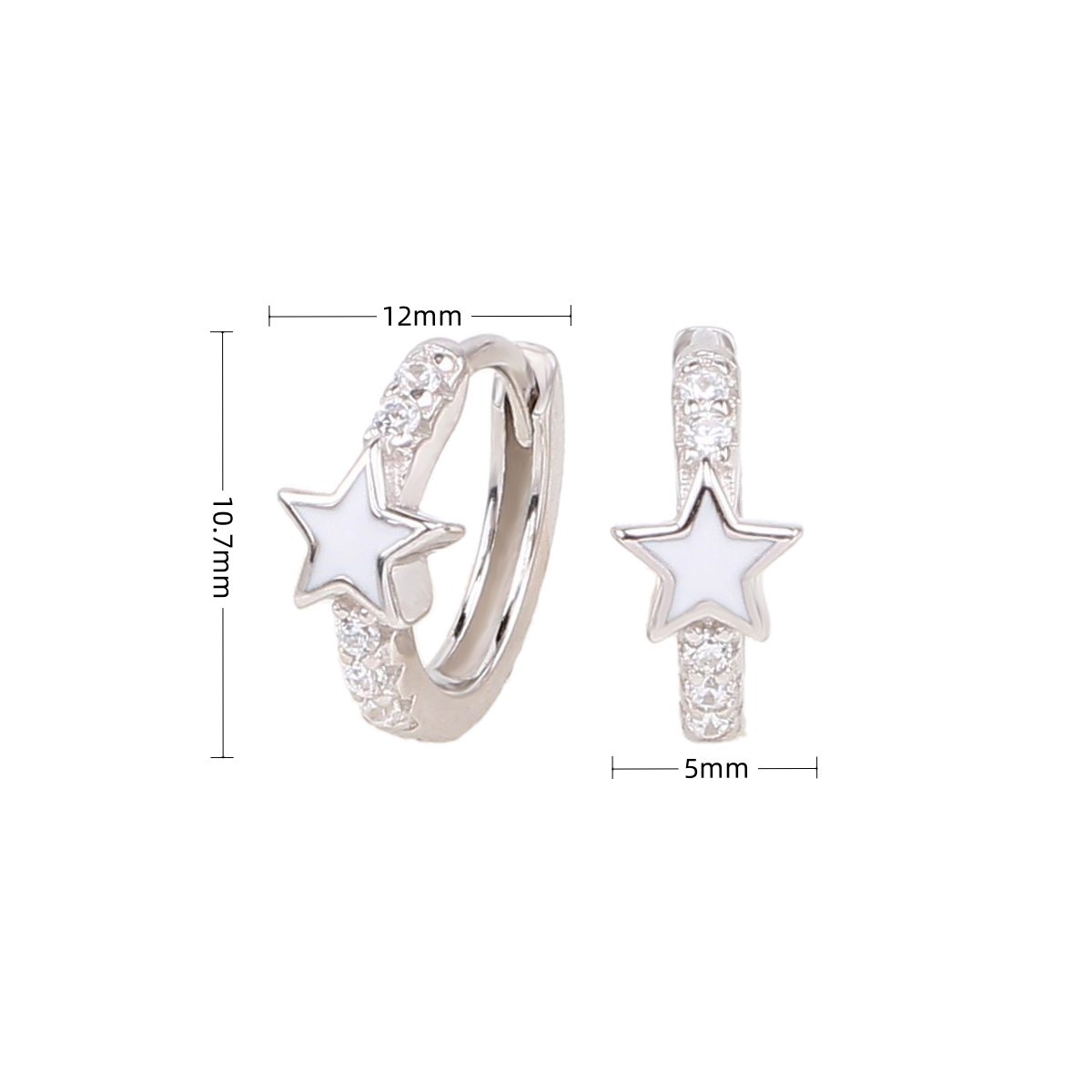 Title 2, S925 Sterling Silver XINGX Dripping Type Ear Clip