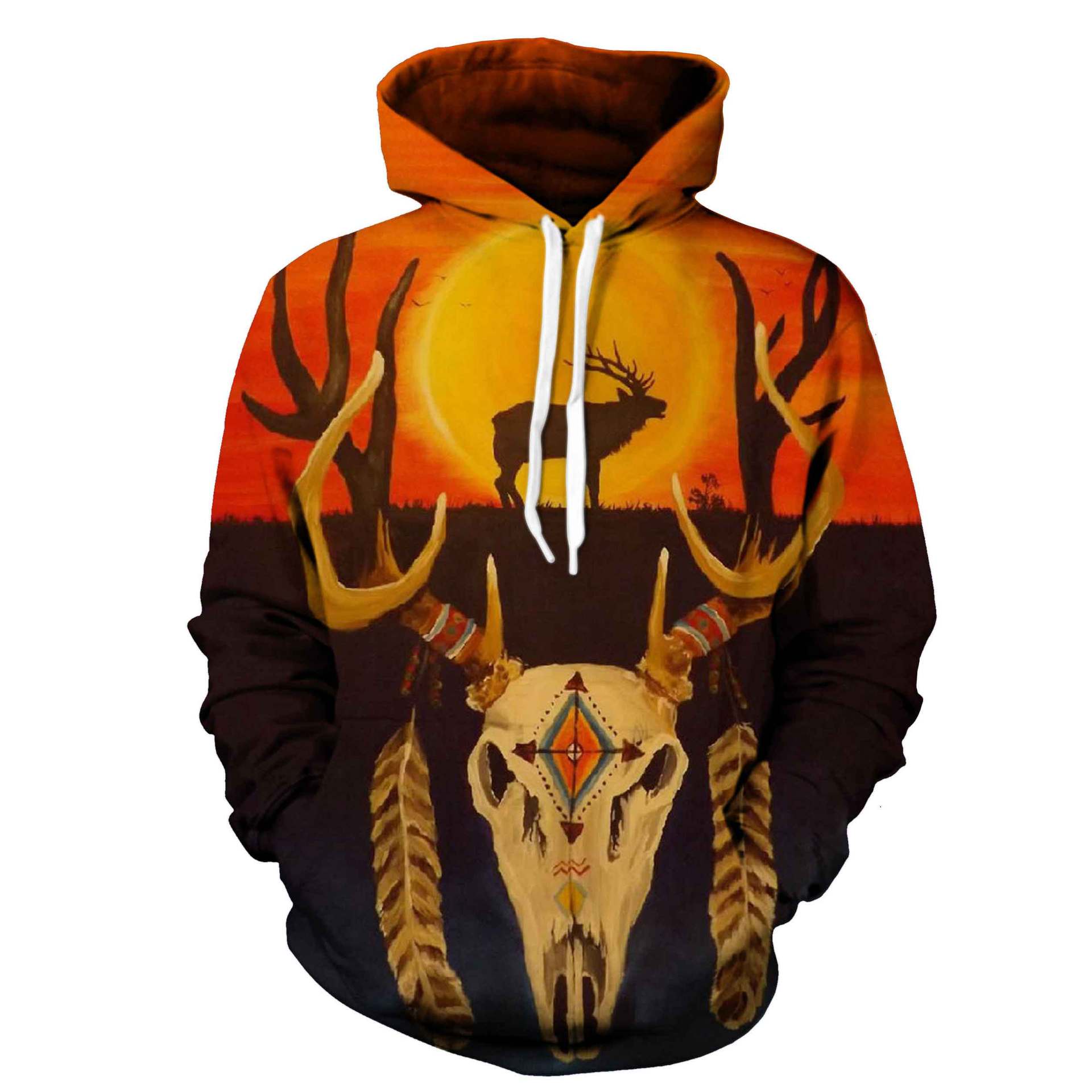 Title 5, Digital Print Yellow Bull Head Sweatshirt