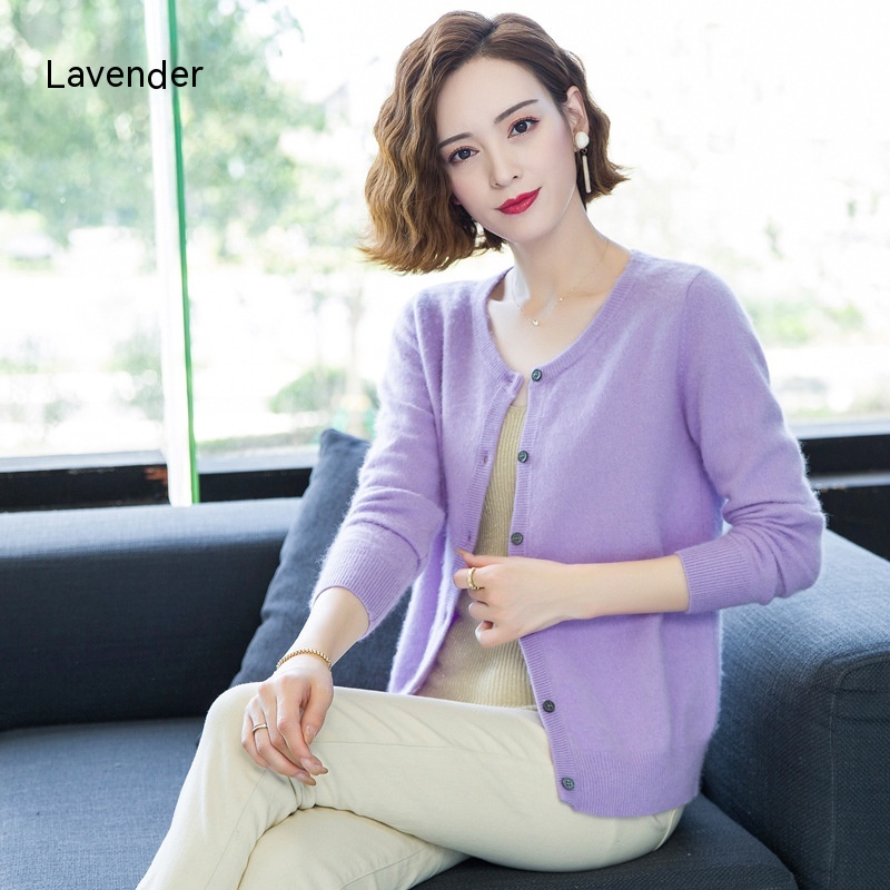 Women's Mink Skin Cardigan Sweater Coat