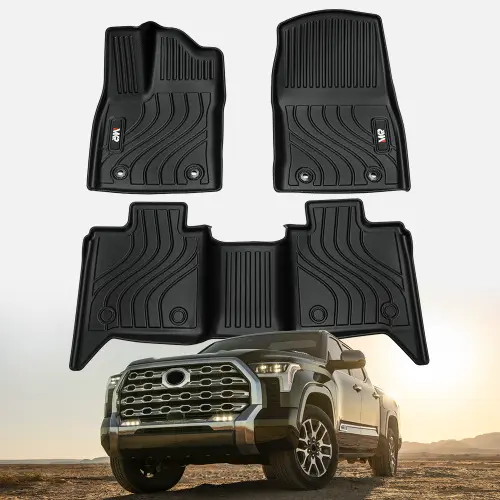 All-Weather TPE Front And Rear Row Floor