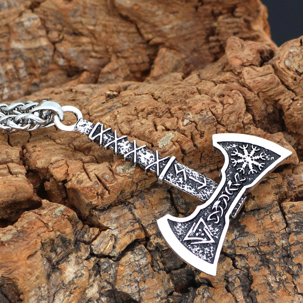 Title 4, Aoding Compass Lunavin Triangle Axe Pendentif C...