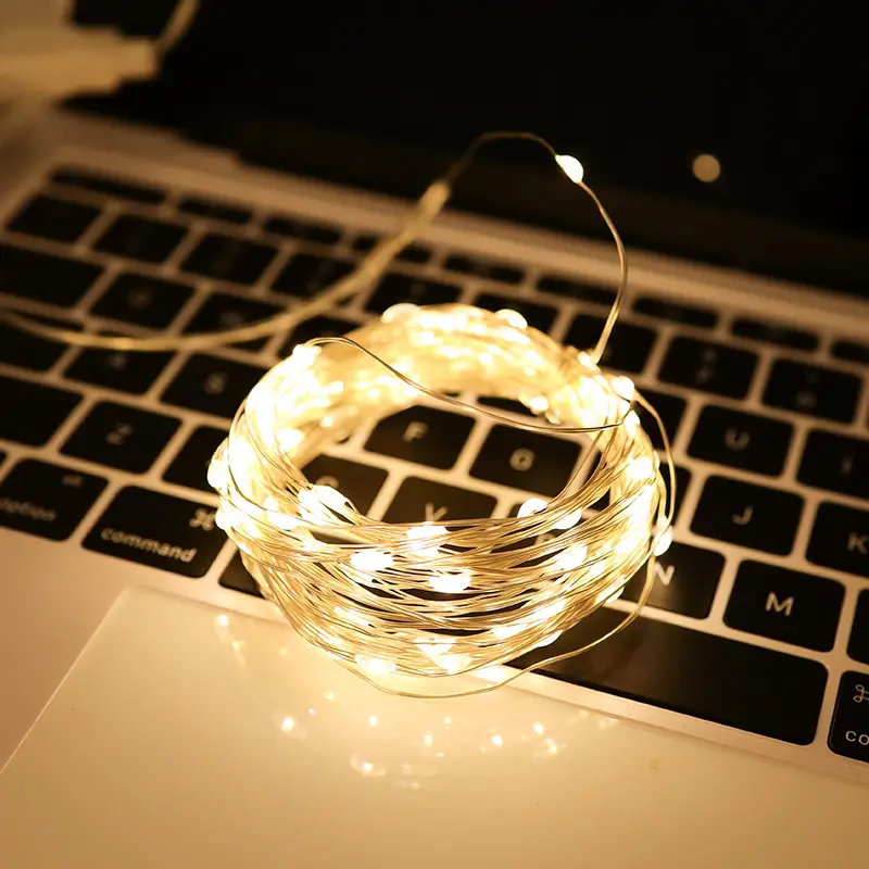 LED Copper Wire Gypsophila Holiday Lantern Outdoor