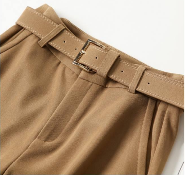 High Waist Slimming Straight Wide Leg Pants Women Drape