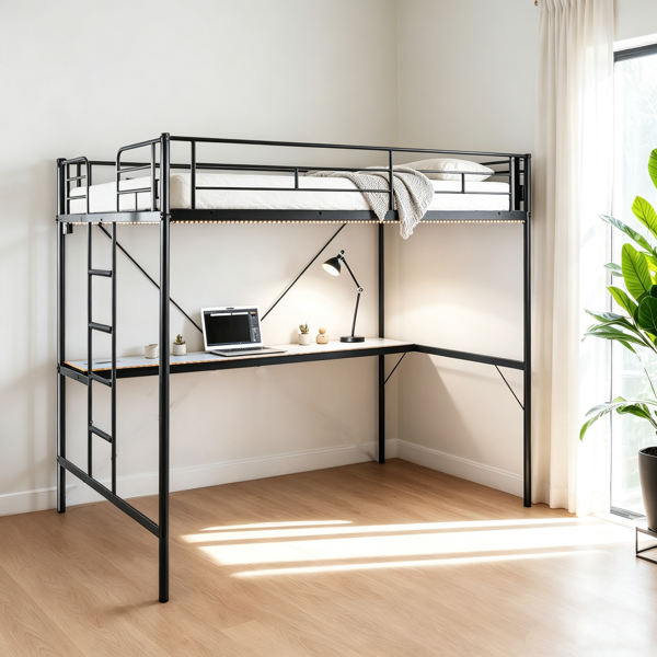 Full Size Metal Loft Bed