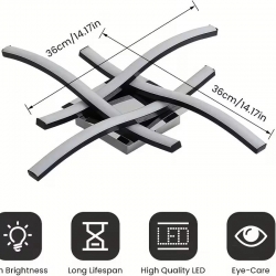 Black-Wave Light -4 Strip Remote Control 2.4g Memory