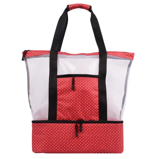 Single Shoulder Dry And Wet Separation Training Swimming Yoga Exercise Gym Bag Red - Shop at LoveMi