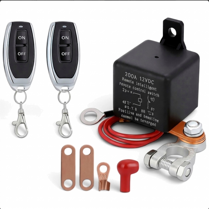 Car Battery Disconnect Switch Remote Control Power Kill Master Isolator Cut Off