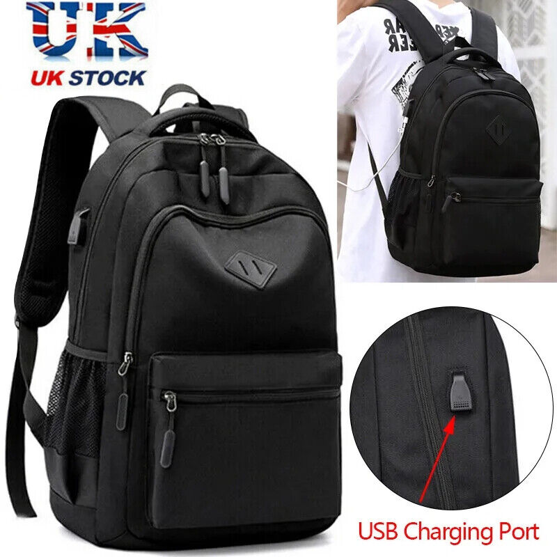 Men Women Boys Laptop Backpack Waterproof Large Mens Rucksack Travel School Bag — image 7